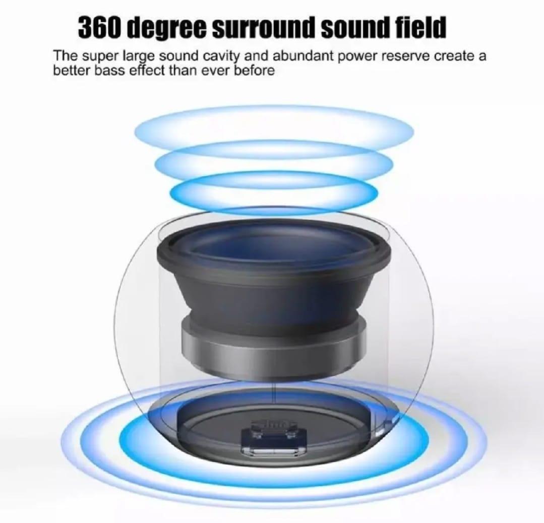 Compact Bluetooth Speaker with Rechargeable Battery